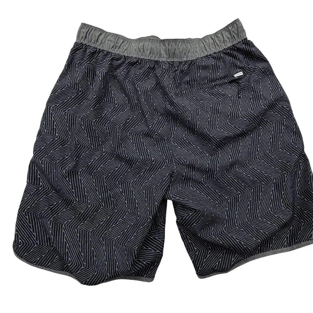 7Diamonds Board Shorts Mens S Geometric Hybrid Swim Trunks Pockets Drawstring